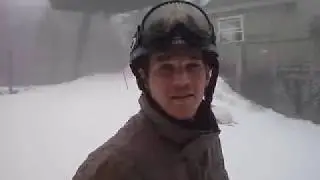 redneck ski trip snowshoe
