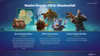 Realm Royale PTS: Patch OB16 Sneak Peak!