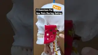 Part 1 of 2 - How to prevent Jaw Pain during eating. #tmj #tmd