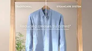 Electrolux - SteamCare - A third less creases for your shirts