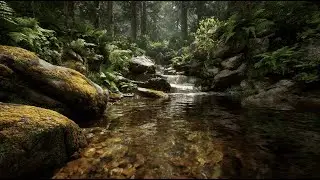 Natural River Stream ASMR 💧 Calming Water Sounds for Deep Sleep
