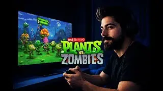ASMR🌻| BARBA JUEGA PLANTAS VS ZOMBIES 🧟‍♂️😱 | Entra y Relajate!🕹️| Eating Sounds😴