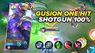 GUSION MONTAGE | ABUSE THIS GLOBAL GUSION ONE HIT SHOTGUN BUILD TOTALLY FULL BROKEN 100%