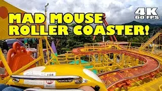 Mad Mouse Roller Coaster POV! INSANE! Fuji-Q Japan 4K60 富士急ハイランド