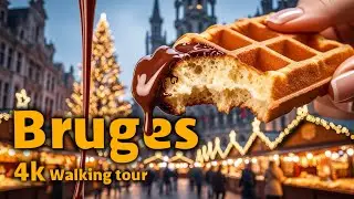 Bruges, Belgium 🇧🇪 | Fairy-Tale City Walking Tour