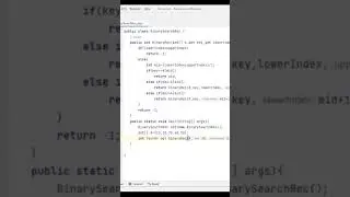 Bin Tere Sanam ft. Binary Search Using Recursion | Data Structure and Algorithm | #shorts
