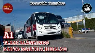 Tlaxcalancingo - Santa Martha | Alimentadora 1 | RUTA PUEBLA | Recorrido Completo 🚍