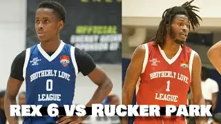 REX 6 vs RUCKER PARK (BROTHERLY LOVE PRO AM) RJ SMITH PUT ON A SHOW WITH THE OLDER GUYS (7/23/25)