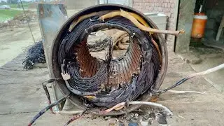 Three phase motor/ three phase motor set up Kearny ka tarika