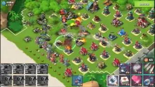 Boom Beach - Raiding for Statue Storage Level 5 with Scorcher and Tank as XP53