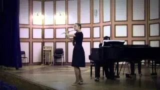 Vladimir TSYBIN. Andante for Flute and Piano. Uliana ZHIVITSKAYA (age 13)