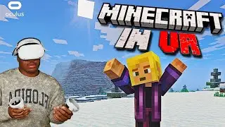 Minecraft Survival In VR Is 100x HARDER Than I Expected!! | Episode 1