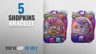 Top 10 Shopkins Bracelet [2018]: Shopkins Season 5 (1) 12 Pack and (1) 5 Pack with Bracelet Charms