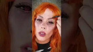 🖤 Probando Mini Sclera de #PinkyParadise  #makeup #thecanalmon #scarymakeup