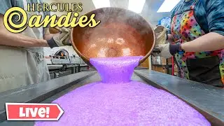 How We Make The WORLD&rsquo;S BEST Super Sour Grape Hard Candy!