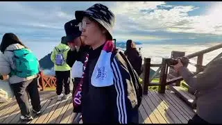 Beautiful view from the Great Wall of china 