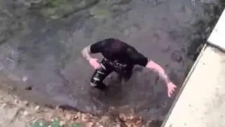 Tj Bell zip line fail