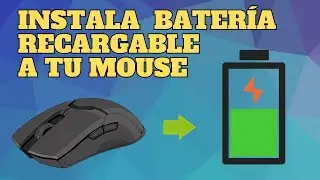Mouse con batería recargable// conoce como hacerlo tu mismo//