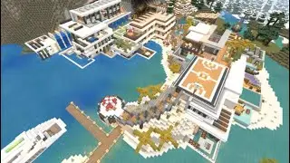 minecraft pocket edition chicken cove - modern house map