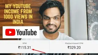 How much YouTube Pay for 1000 views in India in Rupees | 1000 Views Par Kitne Paise Milte Hai