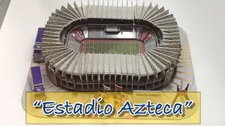 “Estadio Azteca” - #3dpuzzle #puzzle3d  #estadioazteca  #rompecabezas