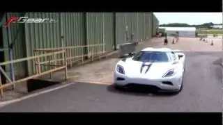 Koenigsegg Agera at Top Gear Track