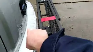 Hitch Cargo Carrier, 60' X 20' X 6' Foldable Hitch Mount Basket Review, Heavy duty and flips up