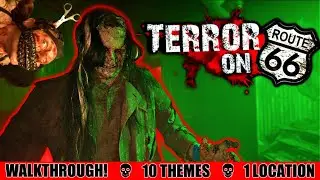 We Found TERROR on ROUTE 66, Literally! - Haunted House Walkthrough