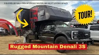 Tour of the 2025 Rugged Mountain Denali 3S Truck Camper