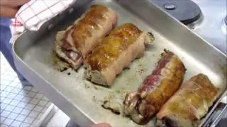 R&ocirc;tir une viande.