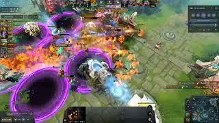 MikeP Clinkz 1v4 team fight to win game