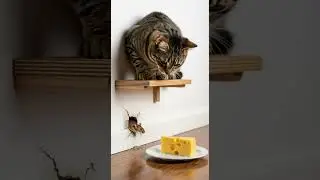 The Cat's Shocking Trap&hellip; Will the Mouse Survive the Deadly Game #petantics #animalchase #funnycats