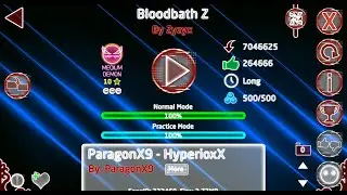 Geometry Dash: Bloodbath Z by Zyzyx (Medium Demon, 10*)