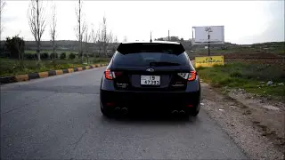 STI GRB 2009 hatchback trailer