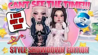 Playing *STYLE SHOWDOWN* But I CANT See *THE TIME* (ROBLOX)