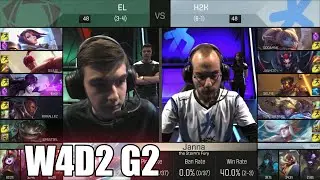 Elements vs H2K Gaming | Week 4 Day 2 S6 EU LCS Spring 2016 | EL vs H2K G1 W4D2