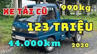 Xe tải cũ hơn 100 triệu tý đời cao, Thaco Towner800 tải 990kg chạy 44 ngàn cây, như xe mới.