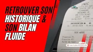 Historique des interventions, ticket client, bilan fluide avec la station W1234 Premium