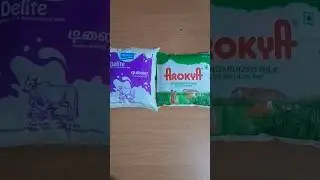 Aavin milk vs arokya milk. #review #food