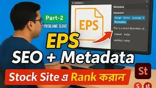Microstock এ EPS আপলোডের আগে SEO ও Metadata তৈরি করবেন যেভাবে Part-2 EPS File SEO Tutorial,  #EPSSEO