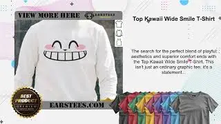 43982 Top Kawaii Wide Smile T Shirt video