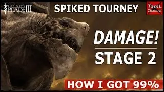 Infinity Blade 3: КАК Я НАБИЛ 99% УРОНА НА 2-М ЭТАПЕ! (ТУРНИР &laquo;SPIKED WHEEL&raquo;)