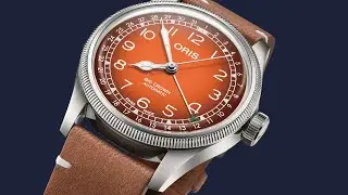 Oris Big Crown Pointer Date «Burnt Sunset Orange» | Самые стильные часы с оранжевым циферблатом!