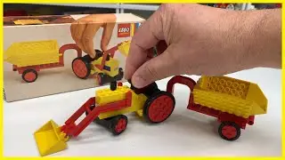 Vintage LEGO 378 Tractor from 1972 - weird rare pieces