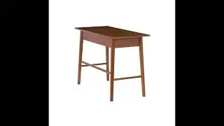 Linon Charlotte Brown Desk - The Classy Home