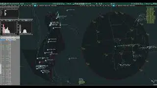 Phuket Paradise Timelapse | Bangkok Control 1S/2S/3S/4S (VTBB_SW_CTR) | THAvACC VATSIM ATC