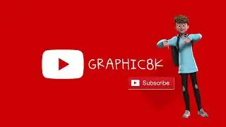 3D Subscribe Animation With Character For Youtube Channel  Animated Subscribe Button