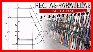 👏🏻 Recta paralela a otra de que pasa por un punto⚡⚡ RECTAS DE PERFIL