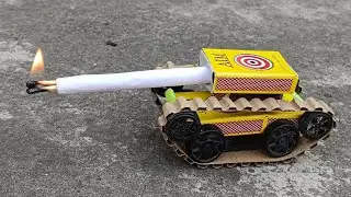 How to make Matchbox Army Military Tank | Matchbox Army Military Tank diy craft