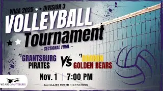 Sectional Final Volleyball: #1 Barron vs #1 Grantsburg